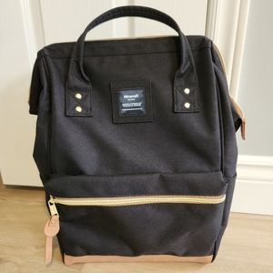 Black Himawari Travel/School Backpack with USB Charging Port